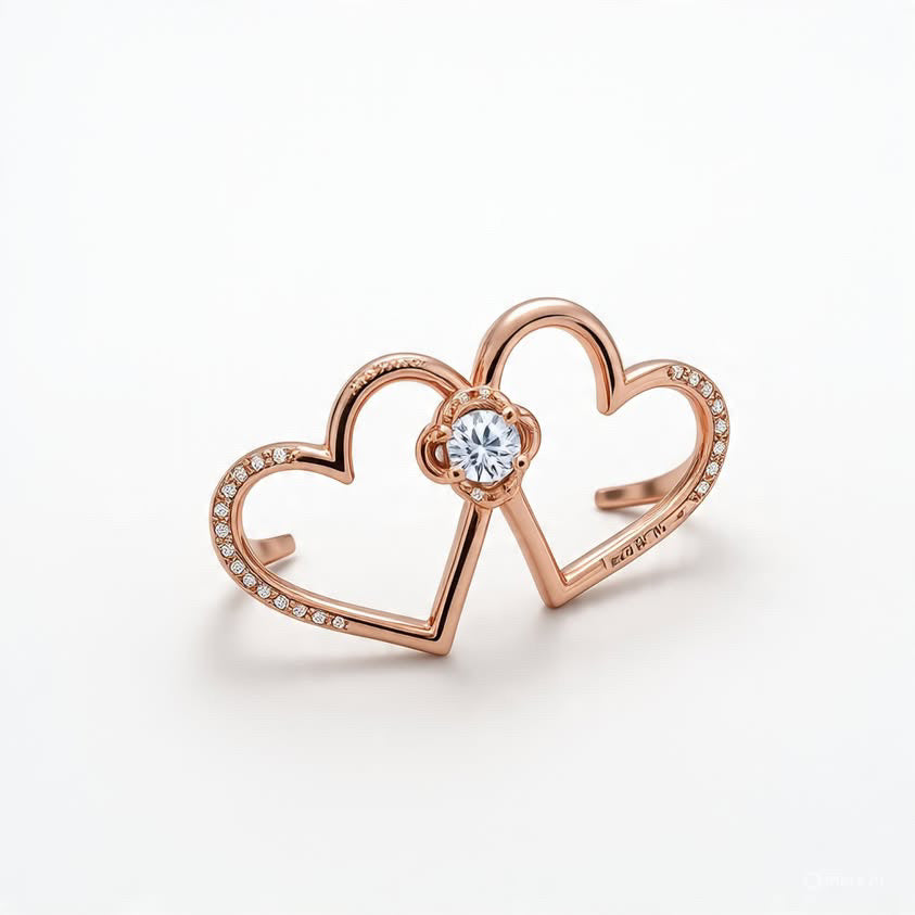 Anello Cuore Prototipo diWa Jewels Oro 18 kt Diamanti Personalizzato