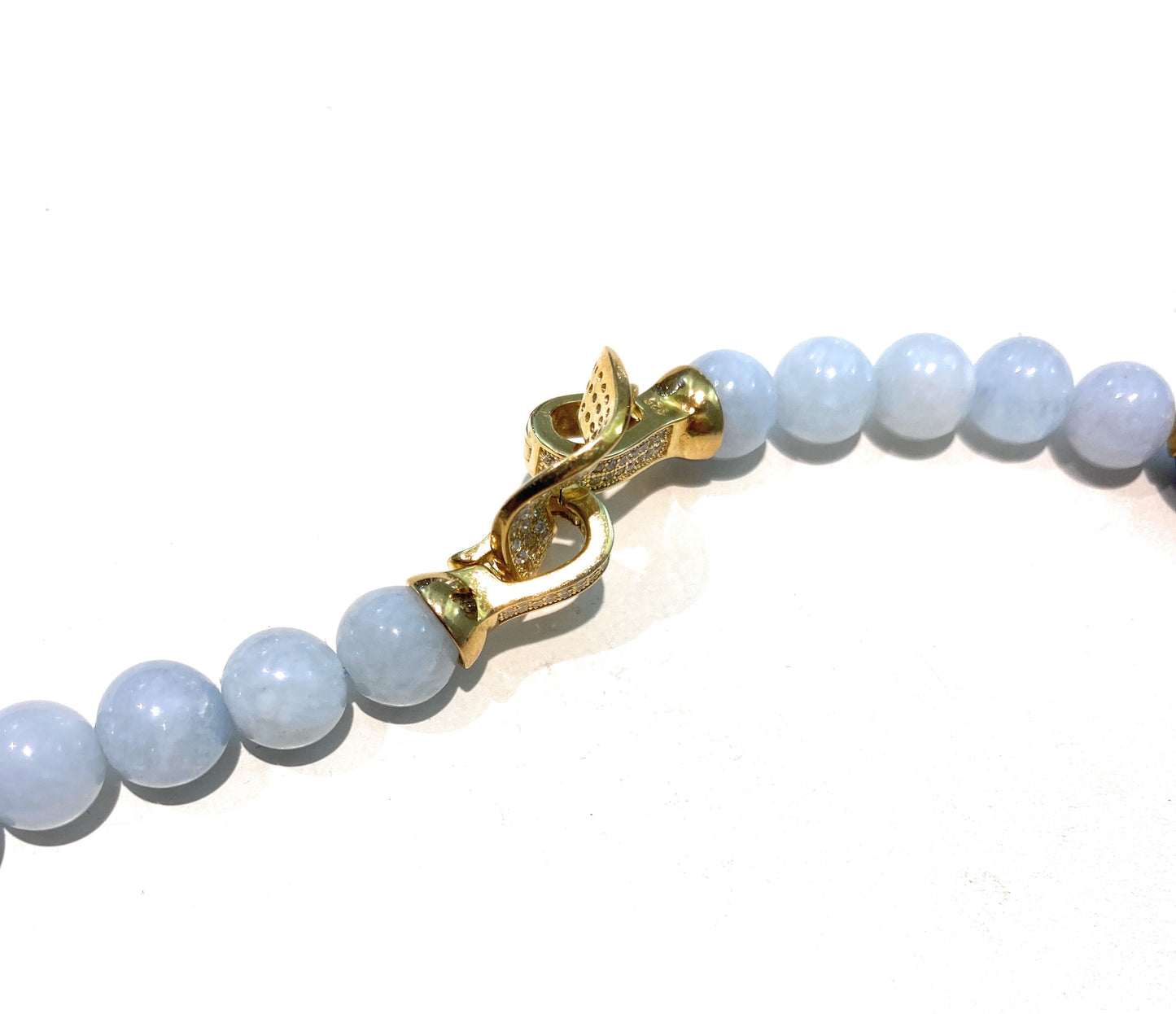 Collana diWa Jewels Calcedonio Lapis Argento Sterling chiusura Argento Zirconi bianchi