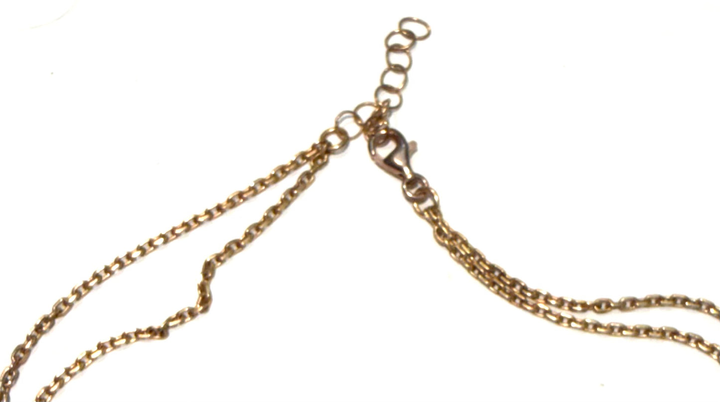 Collana diWa Jewels choker conchiglie naturali degradé collanina rolò argento sterling rosé regolabile