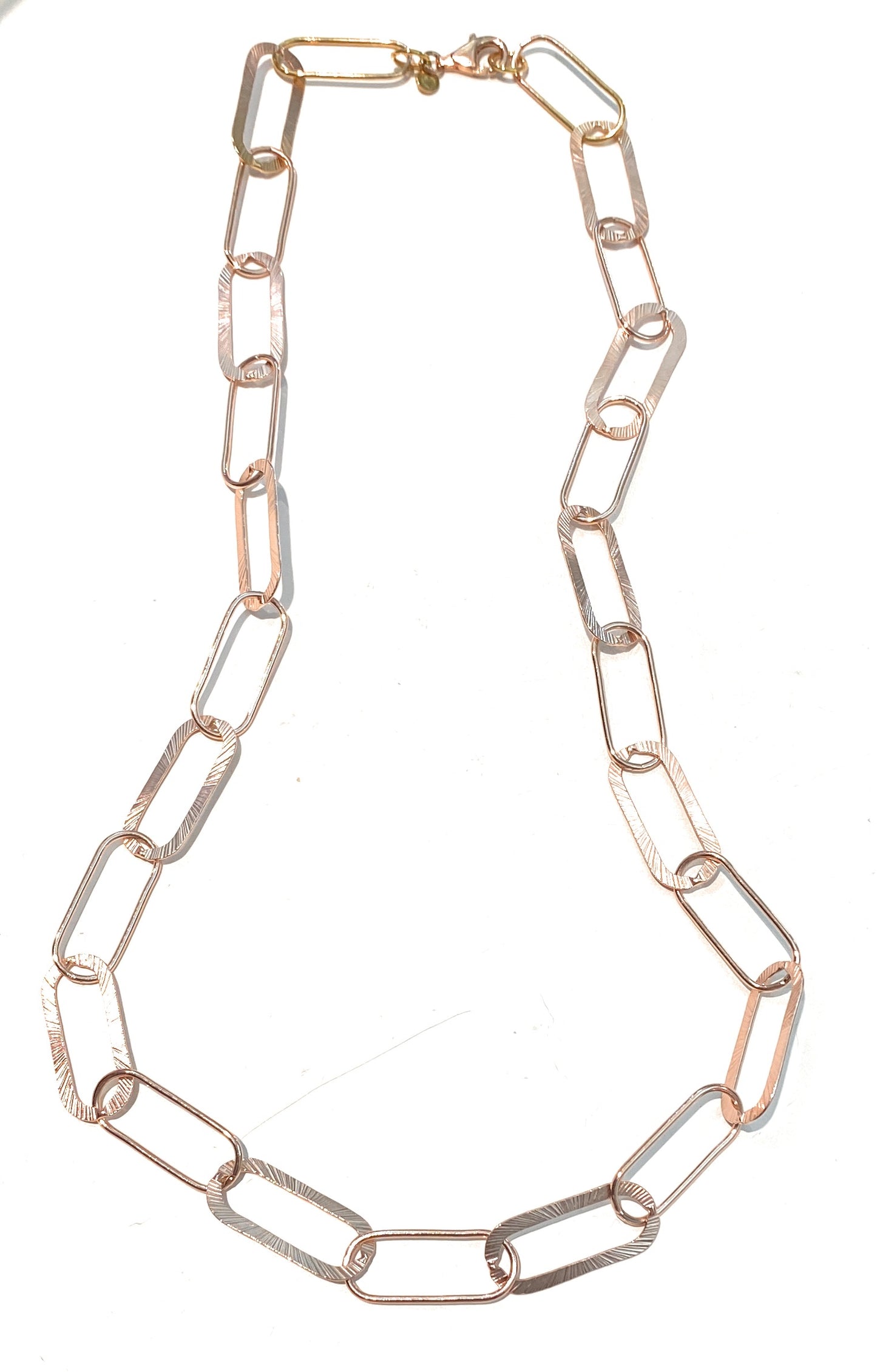Collana diWa Jewels Catena Maglia Rettangolare Argento Sterling Rosé