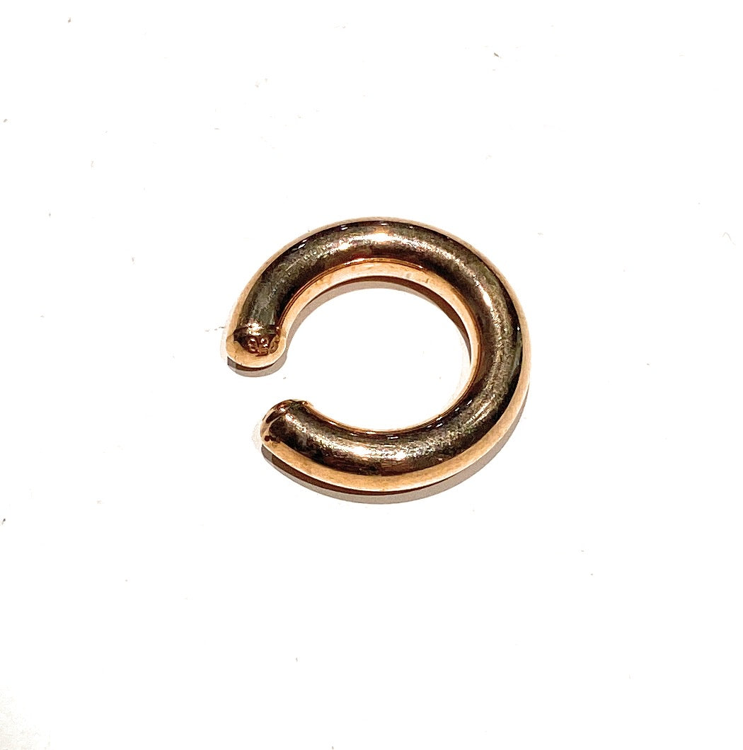 Ear cuff argento sterling galvanica rosé