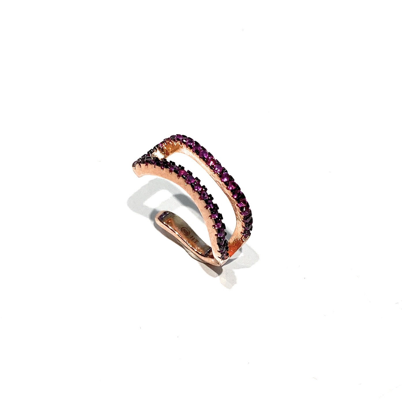 Mono orecchino ear cuff argento sterling 925