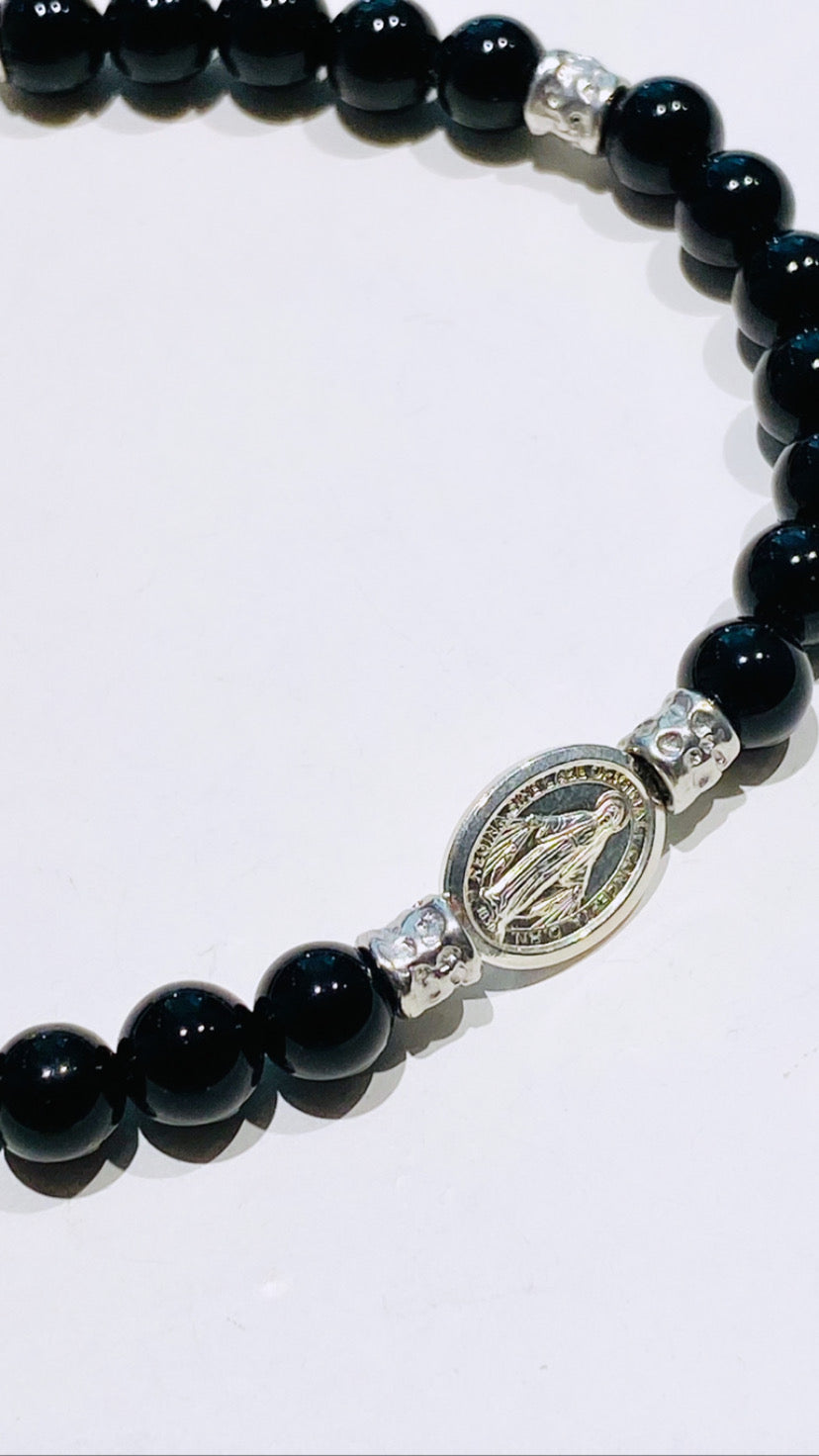 Bracciale diWa Jewels “Madonna miracolosa” Argento sterling 925 placcato oro giallo