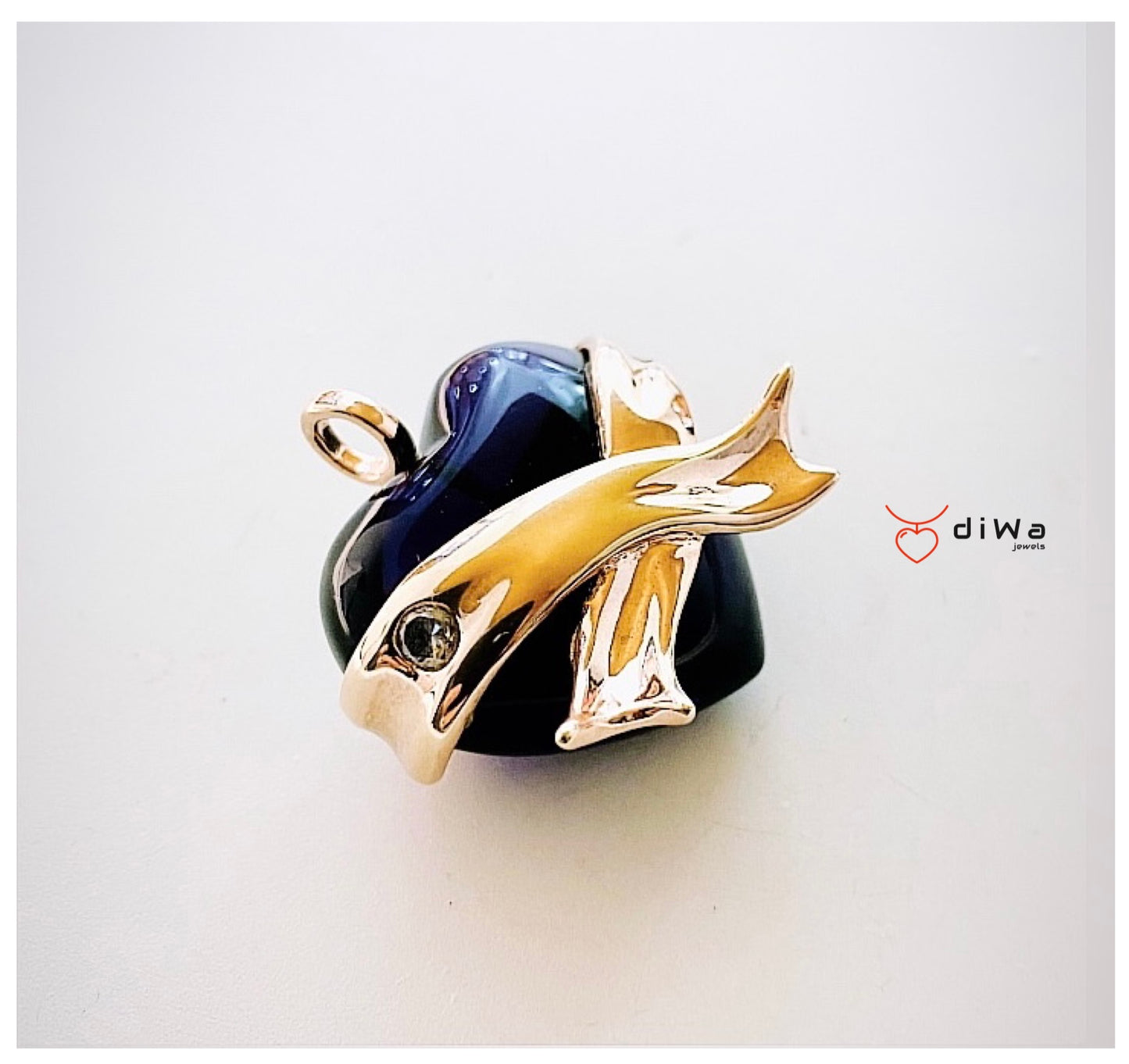 Collana con ciondolo “cuore” in argento sterling