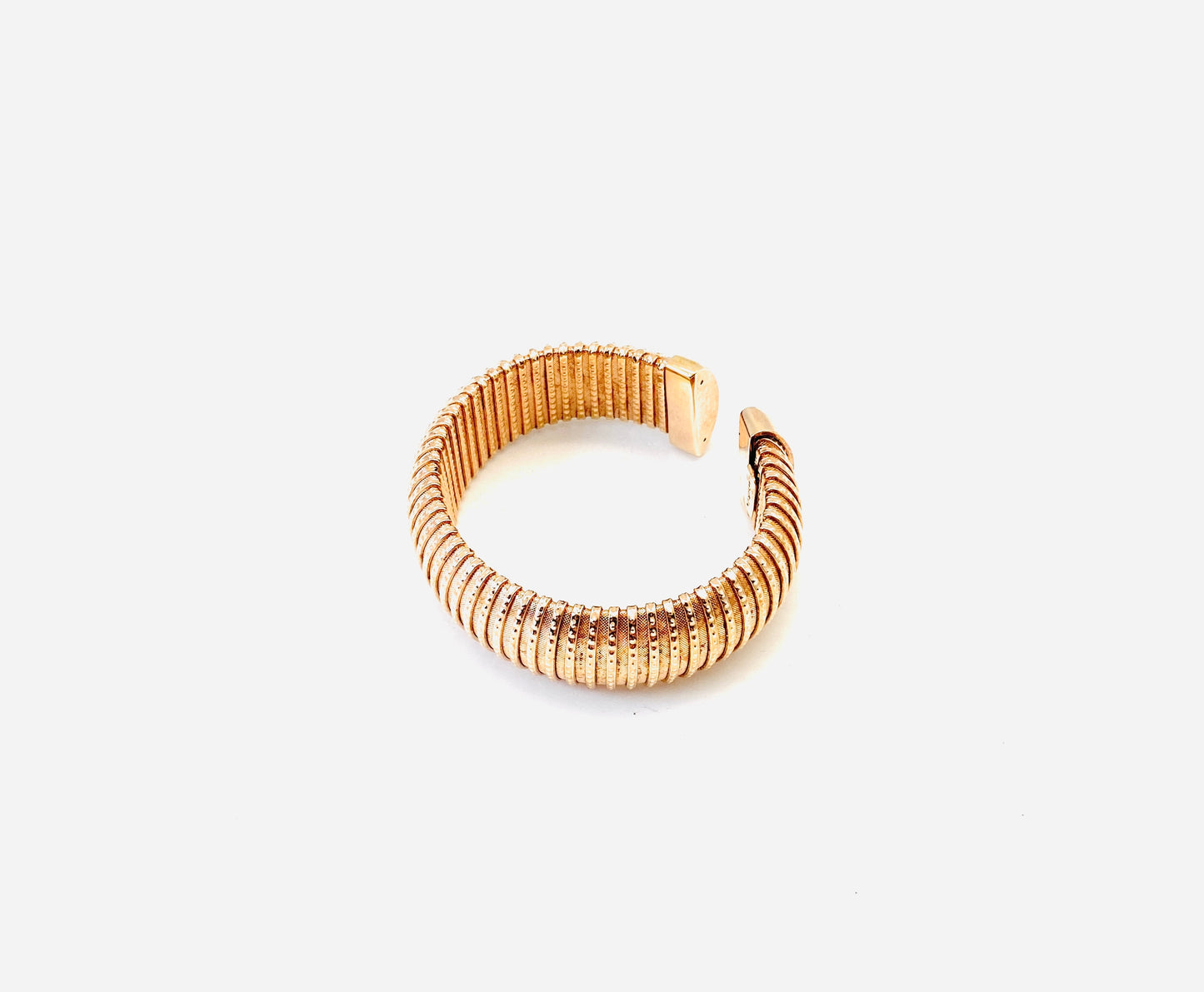 Bracciale rigido bronzo galvanica rosé