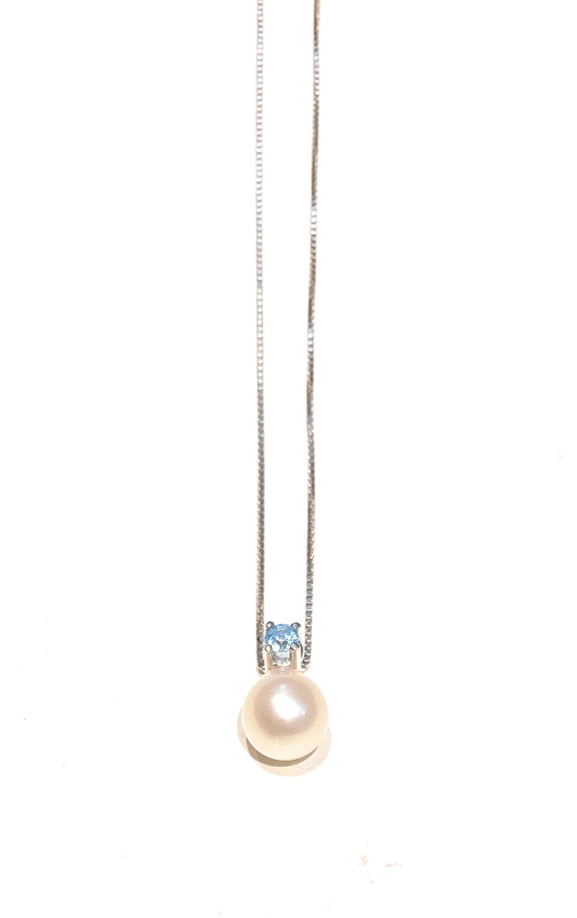 Collarino con topazio e perla