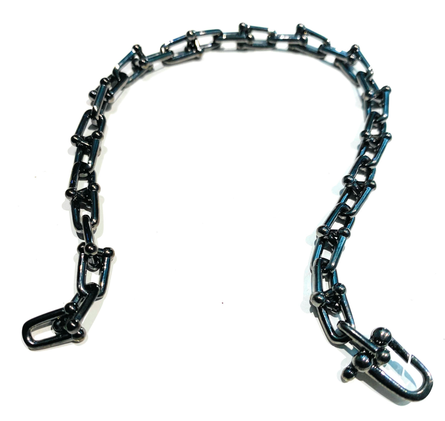 Bracciale maglia staffa argento sterling chiusura speciale made in Italy