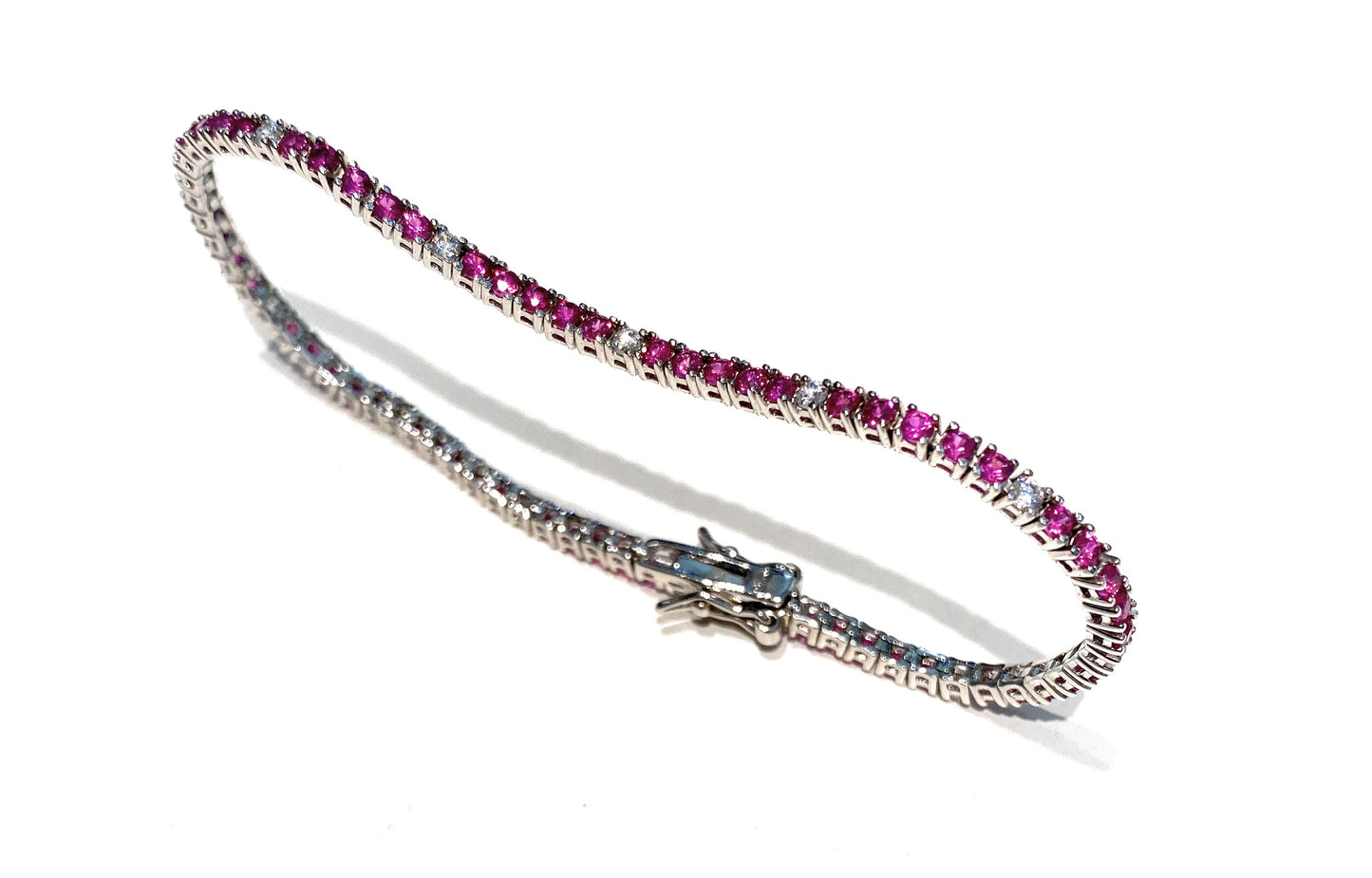 Bracciale tennis argento sterling
