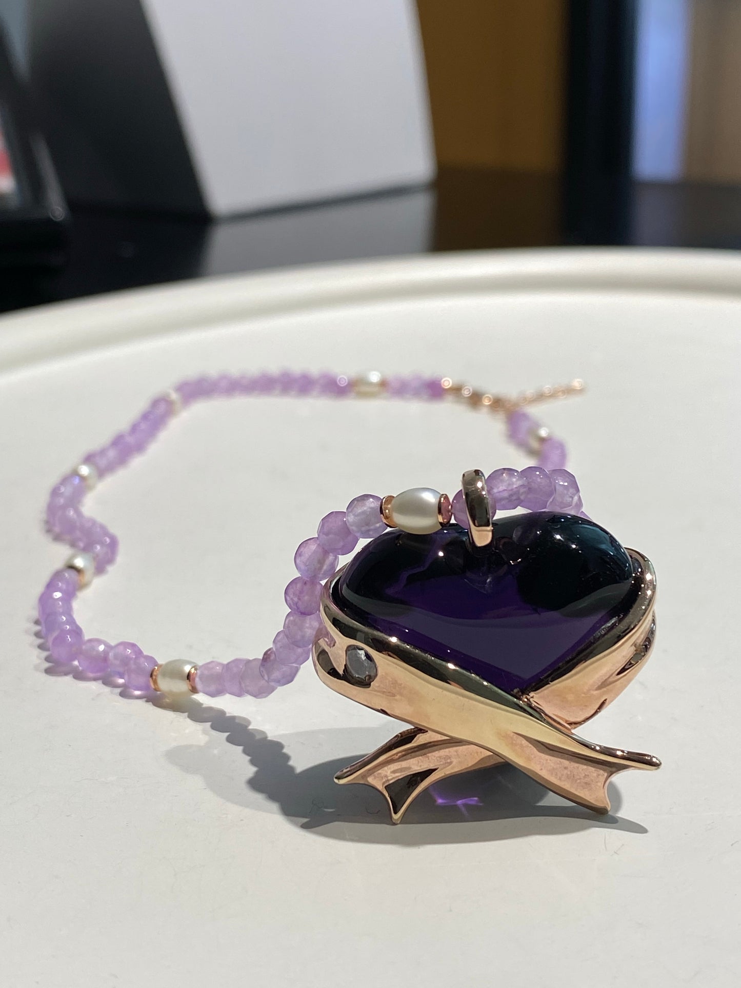 Collana con ciondolo “cuore” in argento sterling