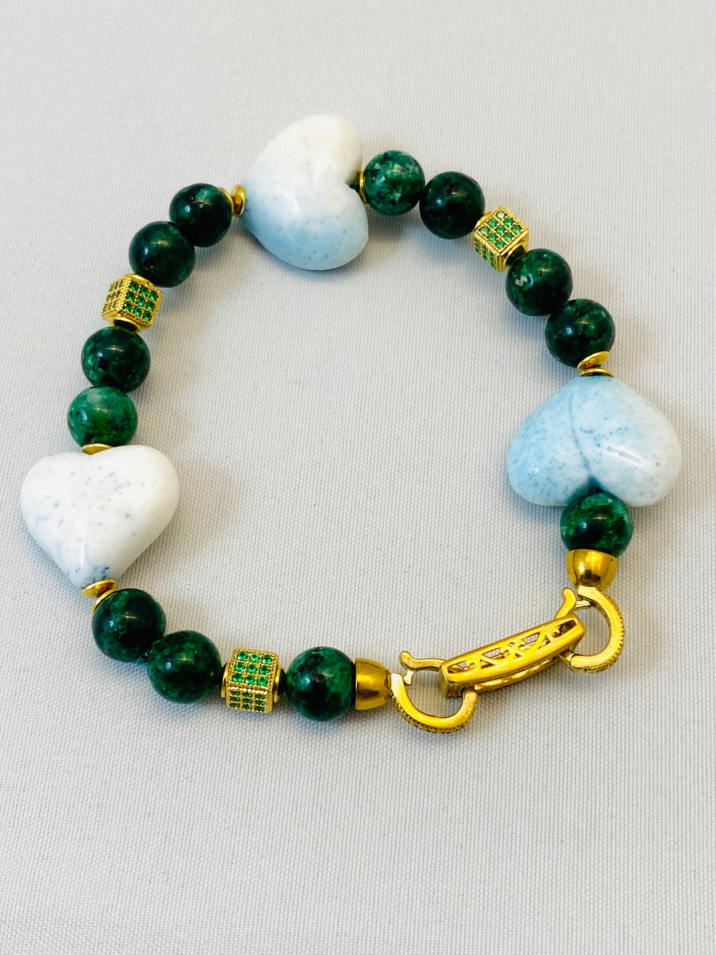 Bracciale pietre dure argento sterling 925