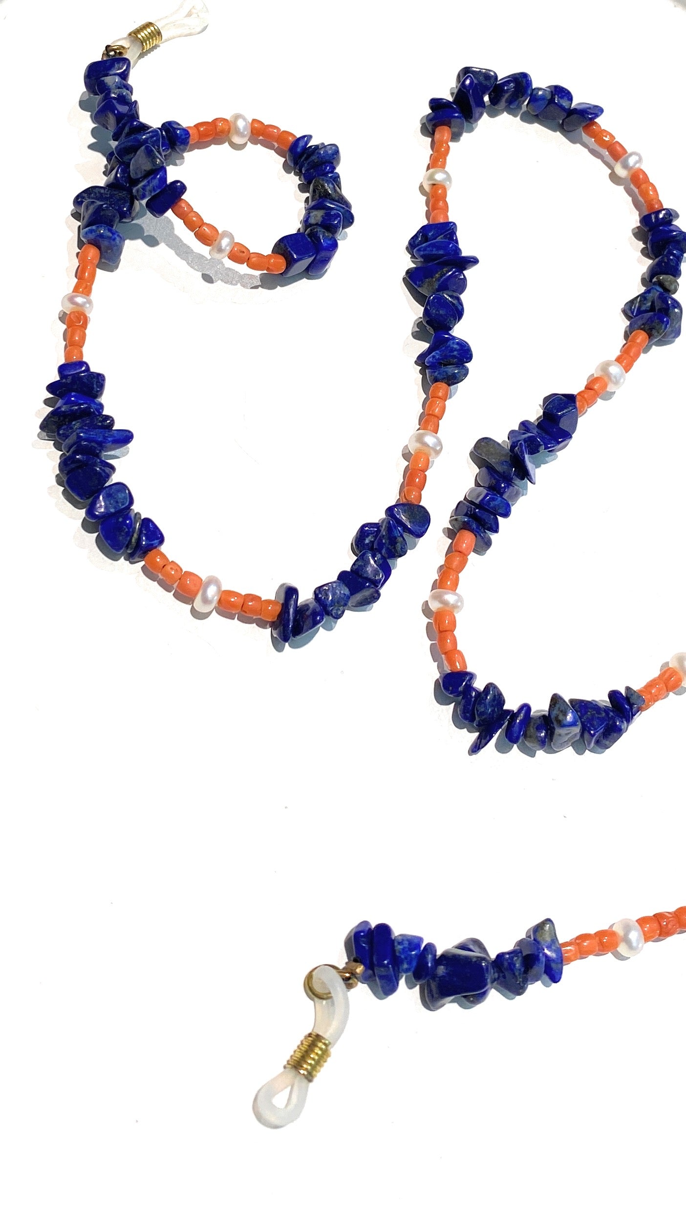 Collana Fashion Porta Occhiali lapis e corallo personalizzabile