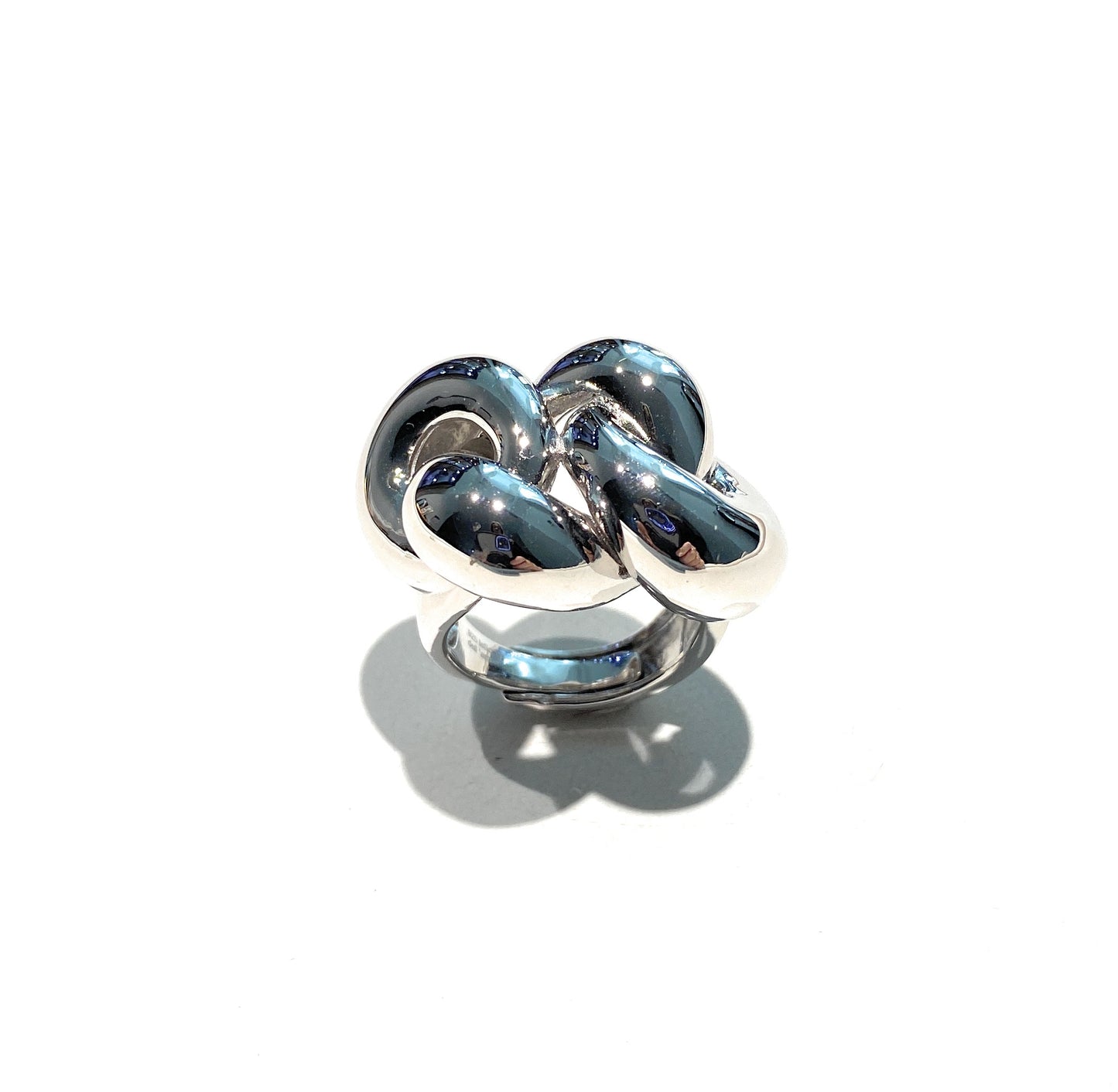 Anello Nodo in Argento Massiccio 925 – Design Unisex, Regolabile e Simbolico