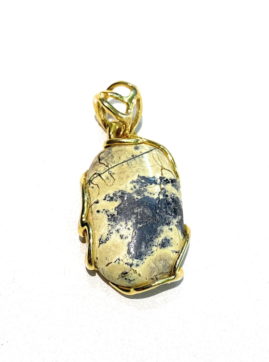 Pendente diWa Jewels Pietra dura montatura in Argento 925 Placcato Oro Giallo