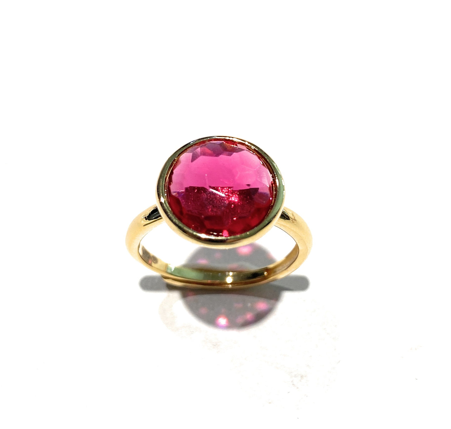 Orecchini Cerchietto Pendente Gocce Cristallo colorato Argento Placcato Oro Giallo