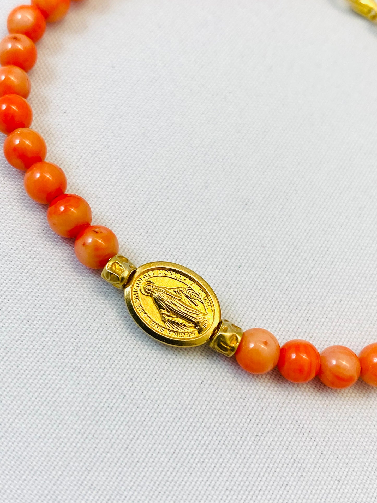 Bracciale diWa Jewels “Madonna miracolosa” Argento sterling 925 placcato oro giallo